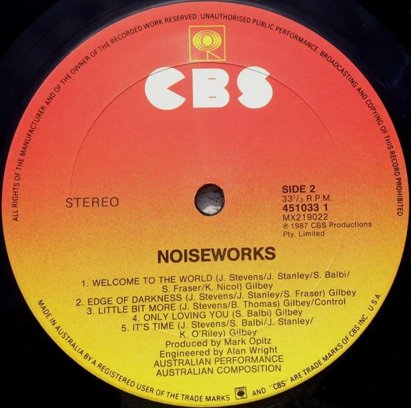 Noiseworks – Noiseworks (E/E) – LP, AU 1987 - Image 4