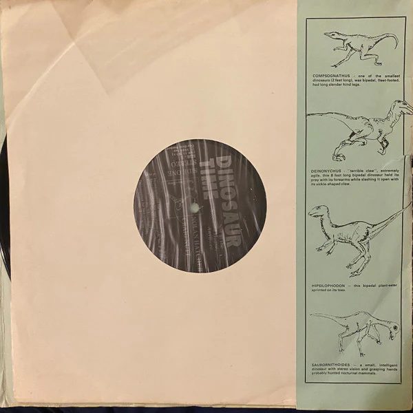 Nolan Hatcher, Craig Nutt – Dinosaur Time (VG+/VG+) – LP, US 1980 - Image 4