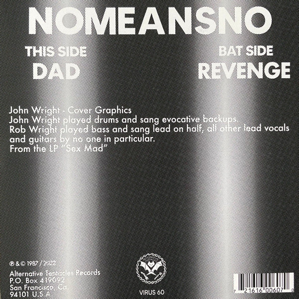 Nomeansno – Dad / Revenge (VG/VG+) – 7", US 2022 - Image 2