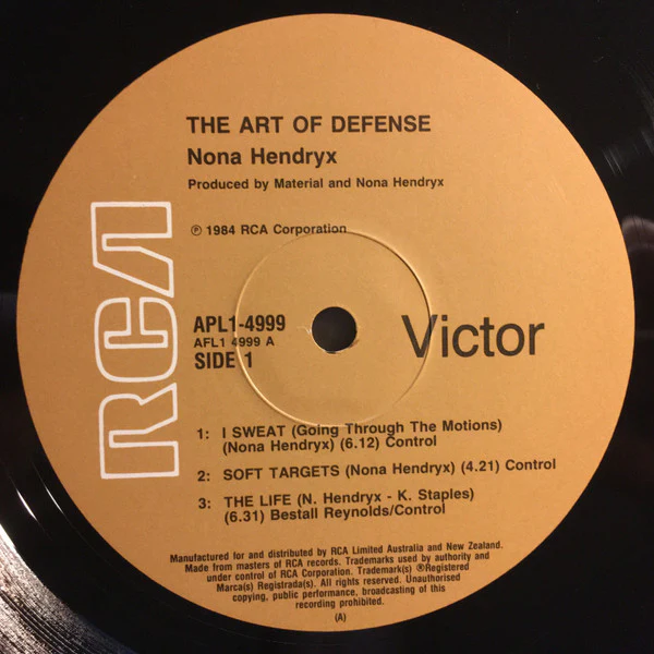 Nona Hendryx – The Art Of Defense (VG+/VG+) – LP, AU 1984 - Image 3