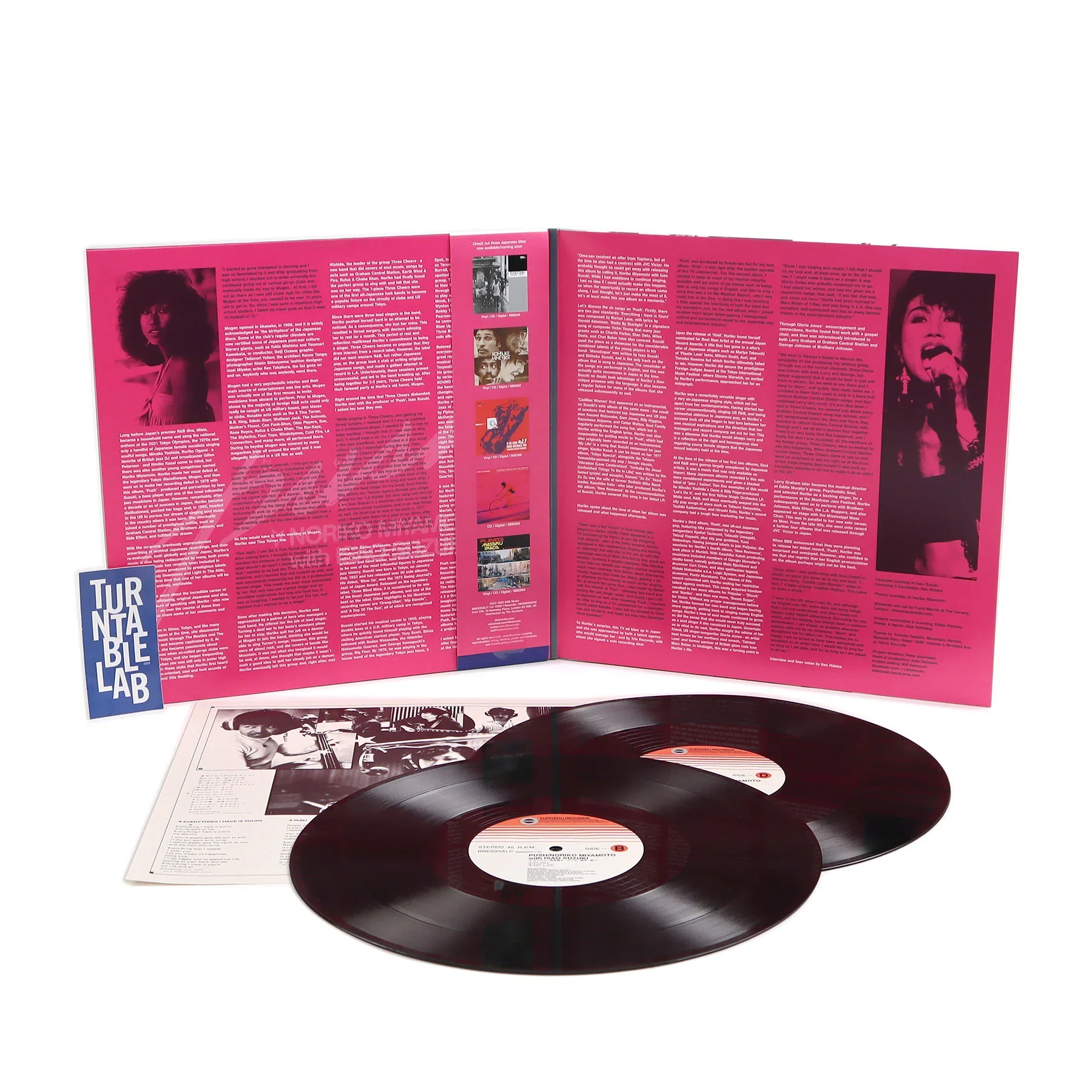 Noriko Miyamoto, Isao Suzuki – Push (2xLP) - Image 2