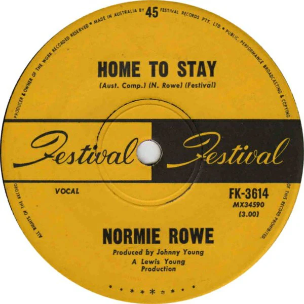 Normie Rowe – Hello (E/Generic) – 7", AU 1970 - Image 2