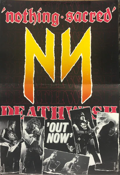 Nothing Sacred – Deathwish (VG+/VG+) – 12", AU 1985 - Image 7