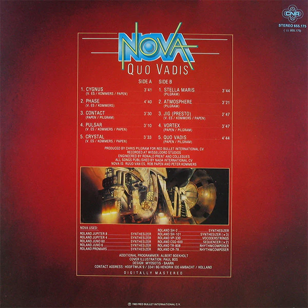 Nova – Quo Vadis (VG+/VG+) – LP, NL 1983 - Image 2