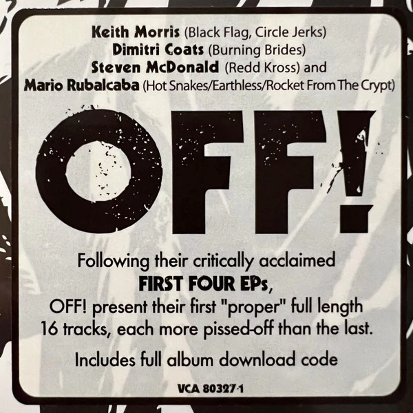 OFF! – OFF! (VG/VG+) – LP, US 2012 - Image 8
