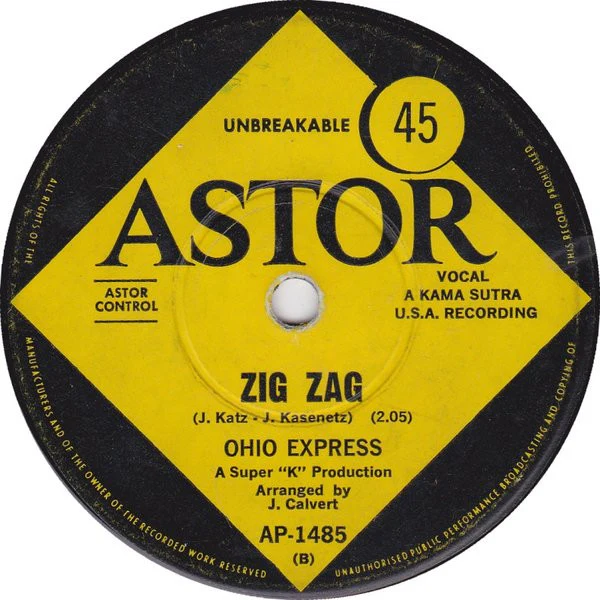 Ohio Express – Yummy Yummy Yummy (VG+/Generic) – 7", AU 1968 - Image 2