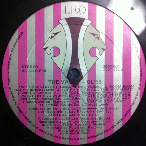 Ol' 55 – The Vault (VG+/VG+) – LP, AU 1980 - Image 4