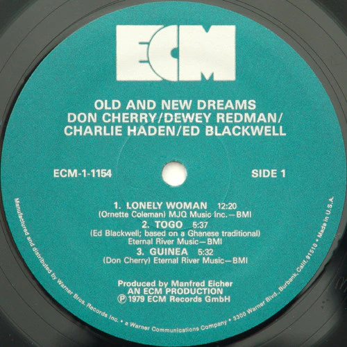 Old And New Dreams – Old And New Dreams (E/VG+) – LP, US 1979 - Image 3