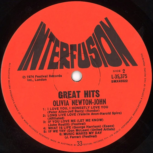 Olivia Newton-John – First Impressions (E/VG+) – LP, AU 1974 - Image 4
