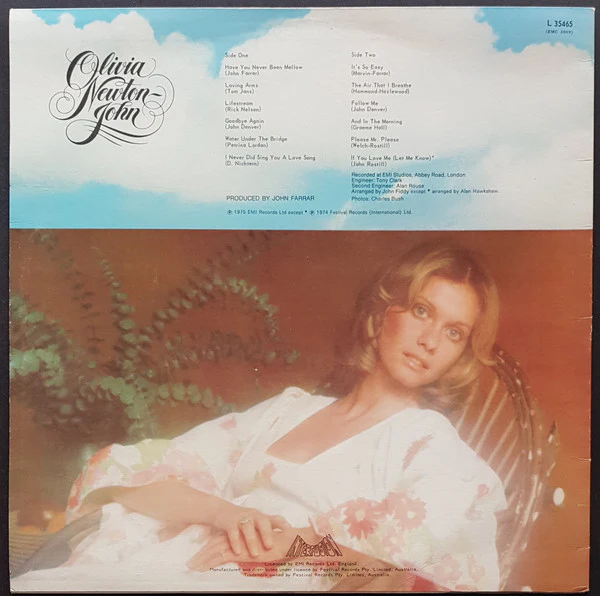 Olivia Newton-John – Have You Never Been Mellow (VG+/VG) – LP, AU 1975 - Image 2