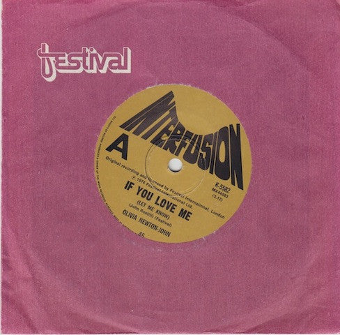 Olivia Newton-John – If You Love Me (Let Me Know) (VG+/Generic) – 7", AU 1974 - Image 3