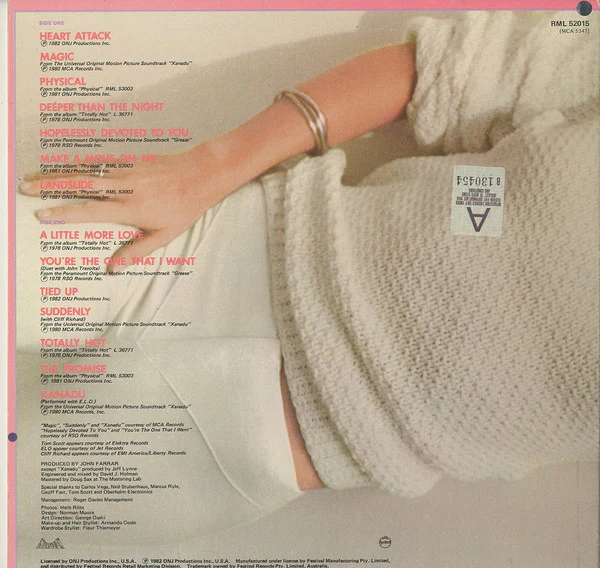 Olivia Newton-John – Olivia's Greatest Hits Vol. 3 (VG+/VG+) – LP, AU 1982 - Image 7