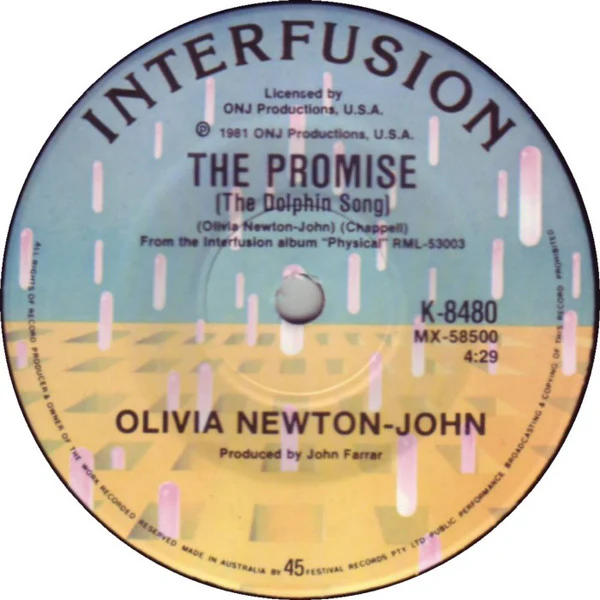 Olivia Newton-John – Physical (VG+/Generic) – 7", AU 1981 - Image 2