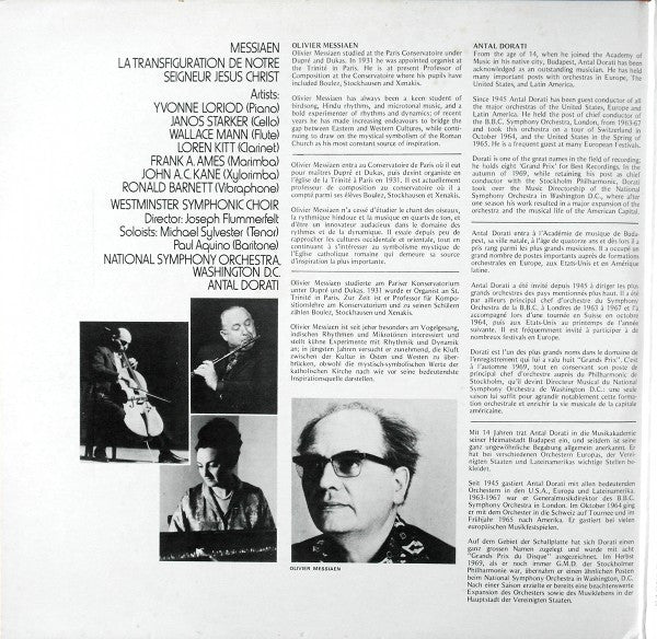 Olivier Messiaen – La Transfiguration De Notre Seigneur Jésus-Christ (VG/VG+) – 2xLP, UK 1973 - Image 3