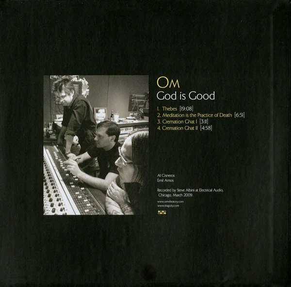Om – God Is Good (VG+/VG) – LP, US 2009 - Image 2