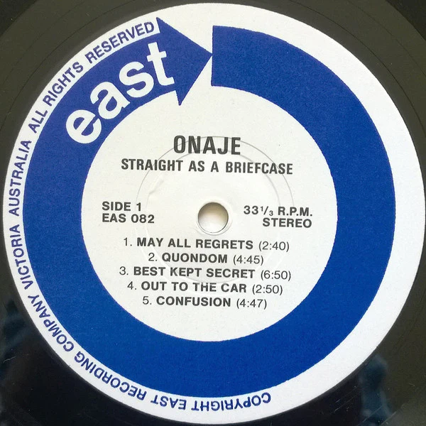 Onaje – Straight As A Briefcase (E/E) – LP, AU 1981 - Image 3