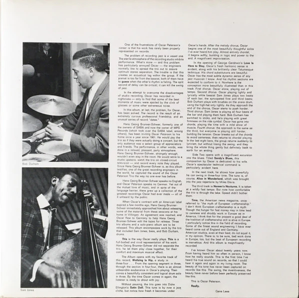 Oscar Peterson – The Way I Really Play (VG+/VG+) – LP, UK 1968 - Image 6