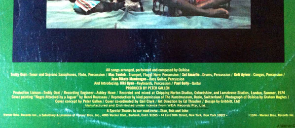 Osibisa – Osibirock (VG+/VG+) – LP, AU 1974 - Image 3