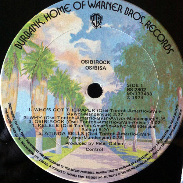 Osibisa – Osibirock (VG+/VG+) – LP, AU 1974 - Image 4