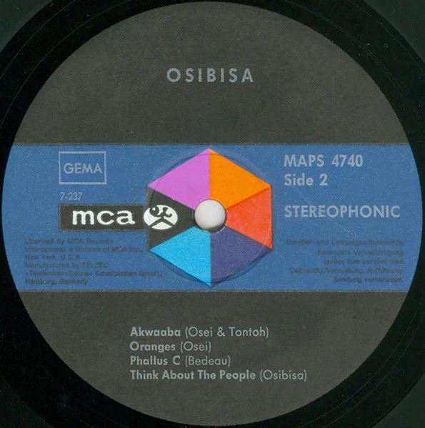 Osibisa – Osibisa (VG/VG) – LP, DE 1971 - Image 5