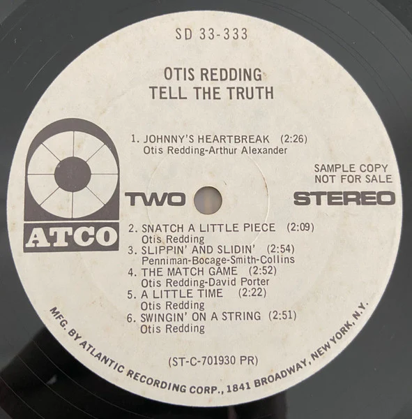 Otis Redding – Tell The Truth (VG+/VG+) – LP, US 1970 - Image 3