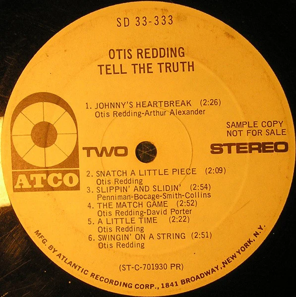 Otis Redding – Tell The Truth (VG+/VG+) – LP, US 1970 - Image 5