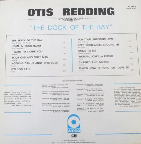 Otis Redding – The Dock Of The Bay (E/VG+) – LP, EU - Image 2