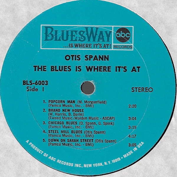 Otis Spann – The Blues Is Where It's At (VG/VG+) – LP, US 1967 - Image 3