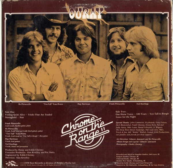 Ouray – Chrome On The Range (VG/VG) – LP, US 1978 - Image 2