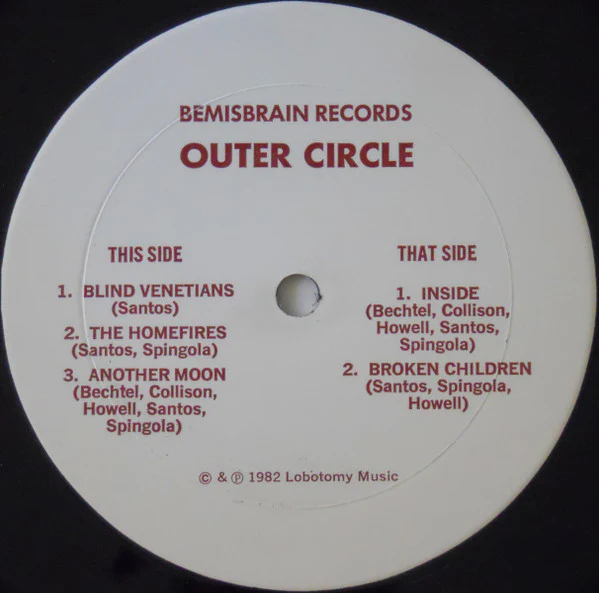 Outer Circle – Outer Circle (VG+/VG+) – 12", US 1982 - Image 3