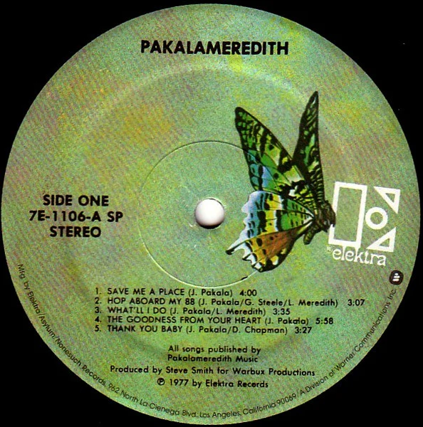 Pakalameredith – Pakalameredith (VG+/VG+) – LP, US 1977 - Image 3