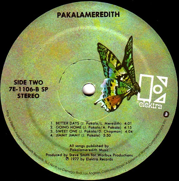 Pakalameredith – Pakalameredith (VG+/VG+) – LP, US 1977 - Image 4