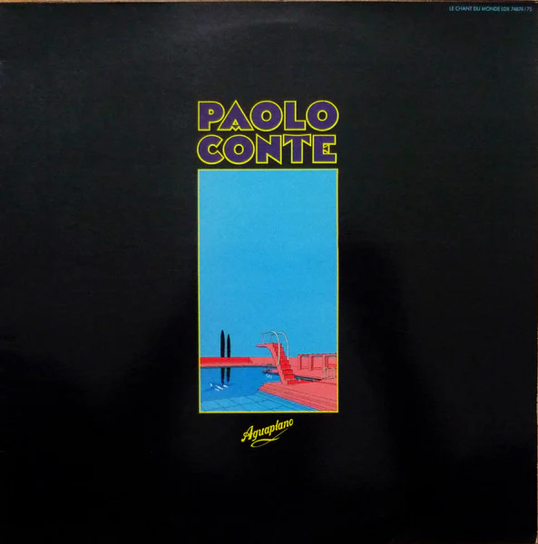 Paolo Conte – Aguaplano (VG+/VG+) – 2xLP, FR 1987