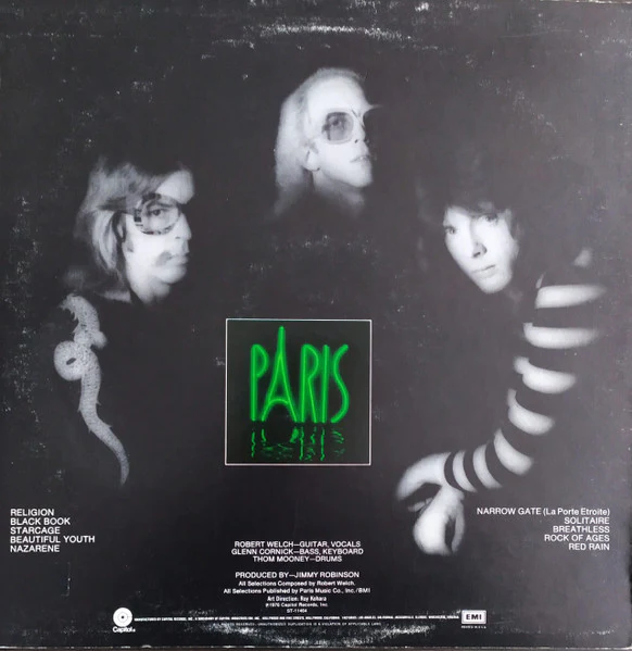 Paris – Paris (VG+/VG+) – LP, US 1976 - Image 2