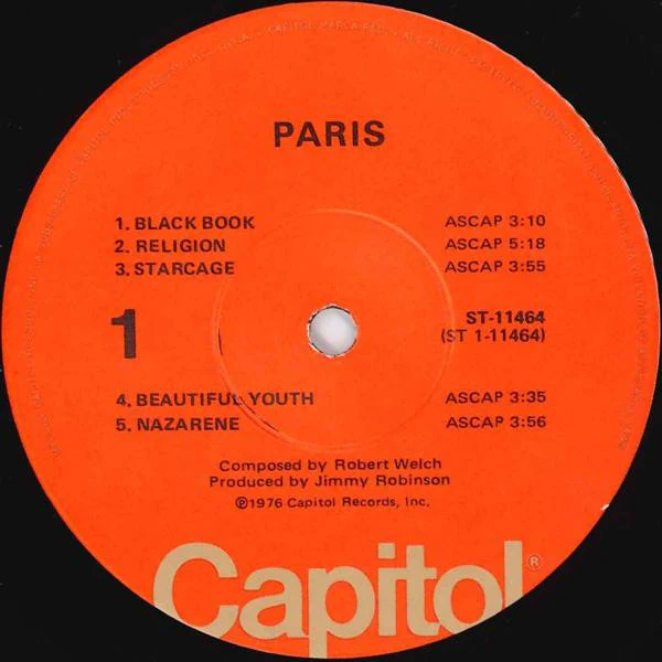 Paris – Paris (VG+/VG+) – LP, US 1976 - Image 3