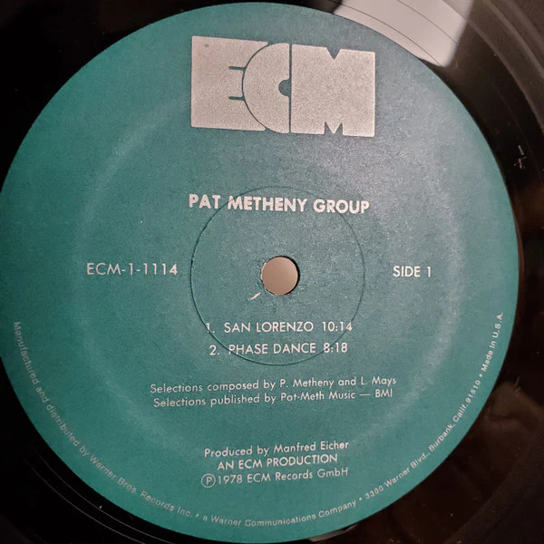 Pat Metheny Group – Pat Metheny Group (VG+/VG+) – LP, US 1978 - Image 3