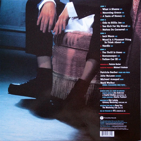 Patricia Barber – Café Blue (VG+/E) – 2xLP, US 2011 - Image 3