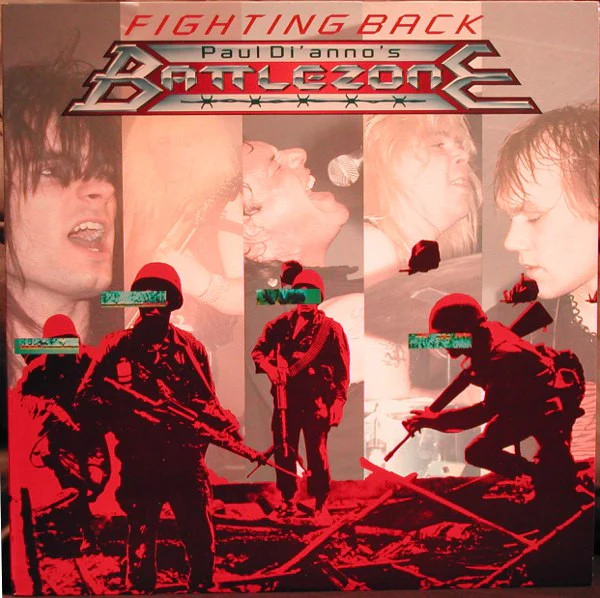 Paul Di'anno's Battlezone – Fighting Back (VG+/VG+) – LP, US 1986