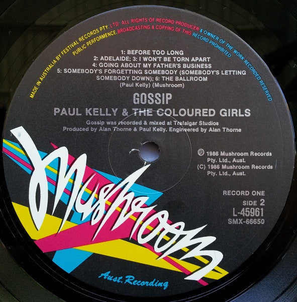 Paul Kelly & The Coloured Girls – Gossip (VG+/VG+) – 2xLP, AU 1986 - Image 10