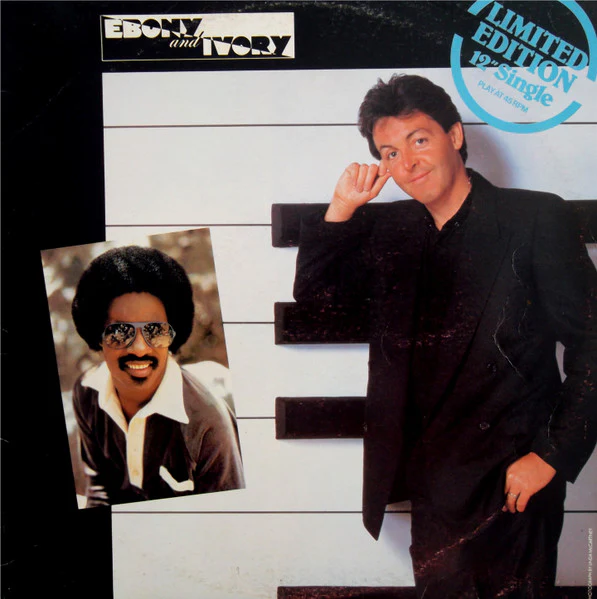 Paul McCartney – Ebony And Ivory (VG+/VG+) – 12", AU 1982