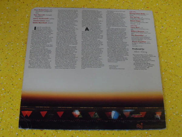 Paul Robertson – Old Friends, New Friends (VG+/E) – LP, US 1982 - Image 2