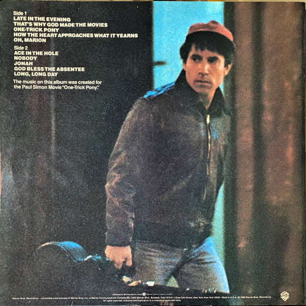 Paul Simon – One-Trick Pony (VG+/VG+) – LP, AU 1980 - Image 3