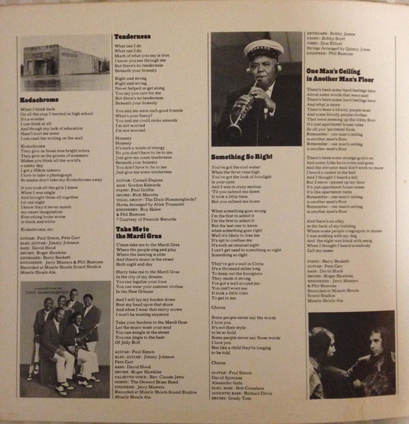 Paul Simon – There Goes Rhymin' Simon (VG/VG+) – LP, AU 1973 - Image 2
