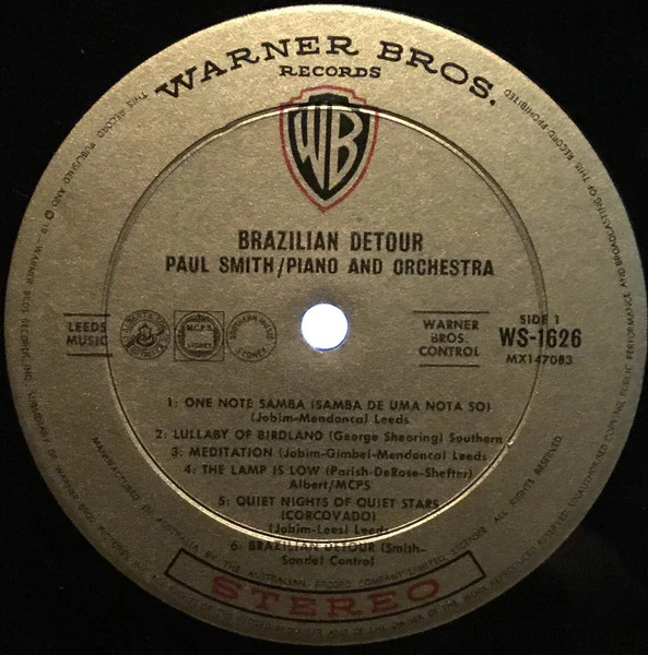 Paul Smith – Brazilian Detour (E/E) – LP, AU 1966 - Image 3