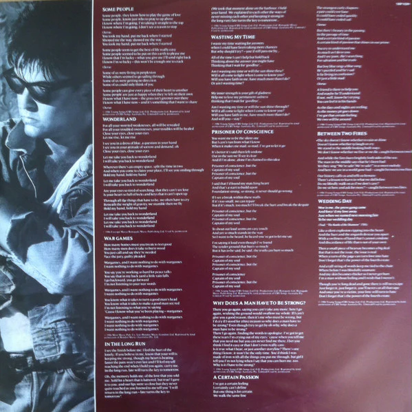 Paul Young – Between Two Fires (E/VG+) – LP, AU 1986 - Image 4