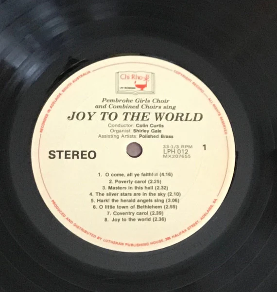 Pembroke Girls Choir, Pembroke School Choir, Pembroke Choral Society – Joy To The World (E/E) – LP, AU 1983 - Image 3