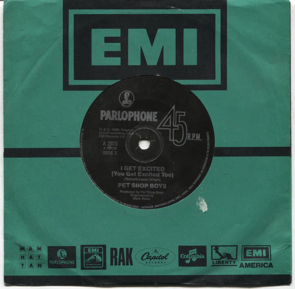 Pet Shop Boys – Heart (VG/Generic) – 7", AU 1988 - Image 2