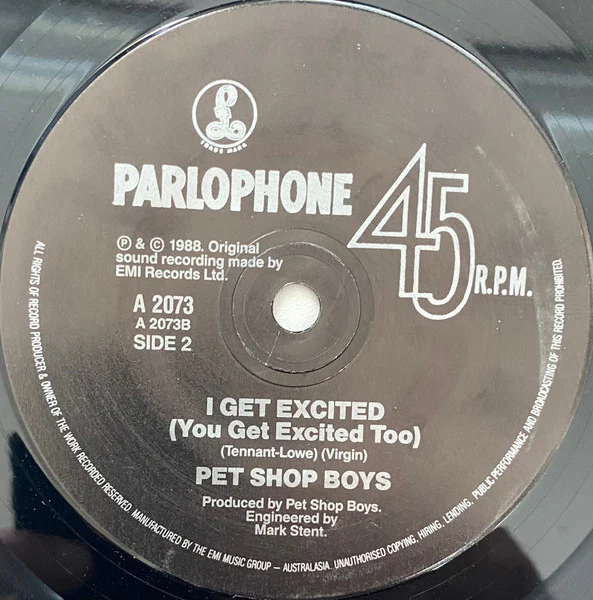 Pet Shop Boys – Heart (VG/Generic) – 7", AU 1988 - Image 4