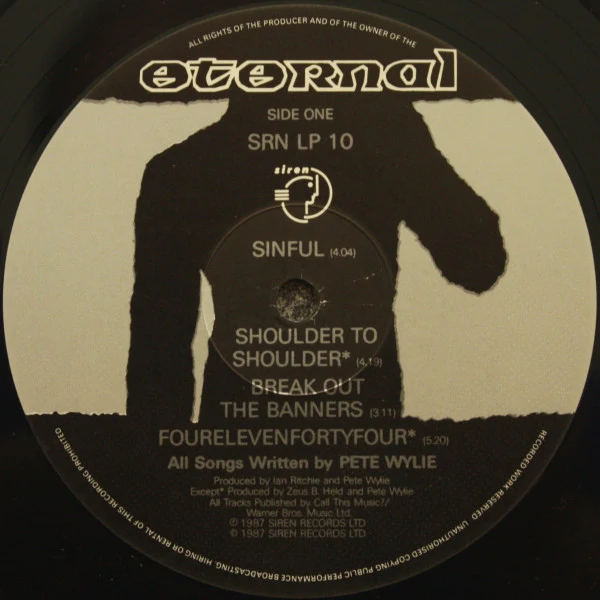 Pete Wylie – Sinful (E/VG+) – LP, UK 1987 - Image 3