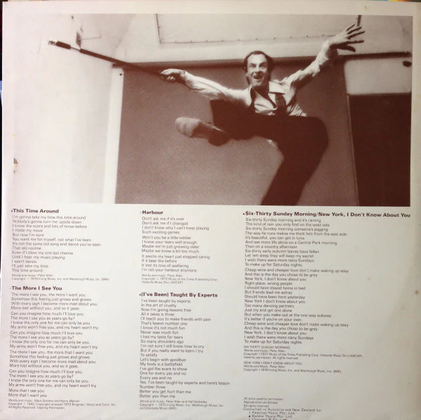 Peter Allen – Taught By Experts (VG+/VG+) – LP, AU 1976 - Image 4